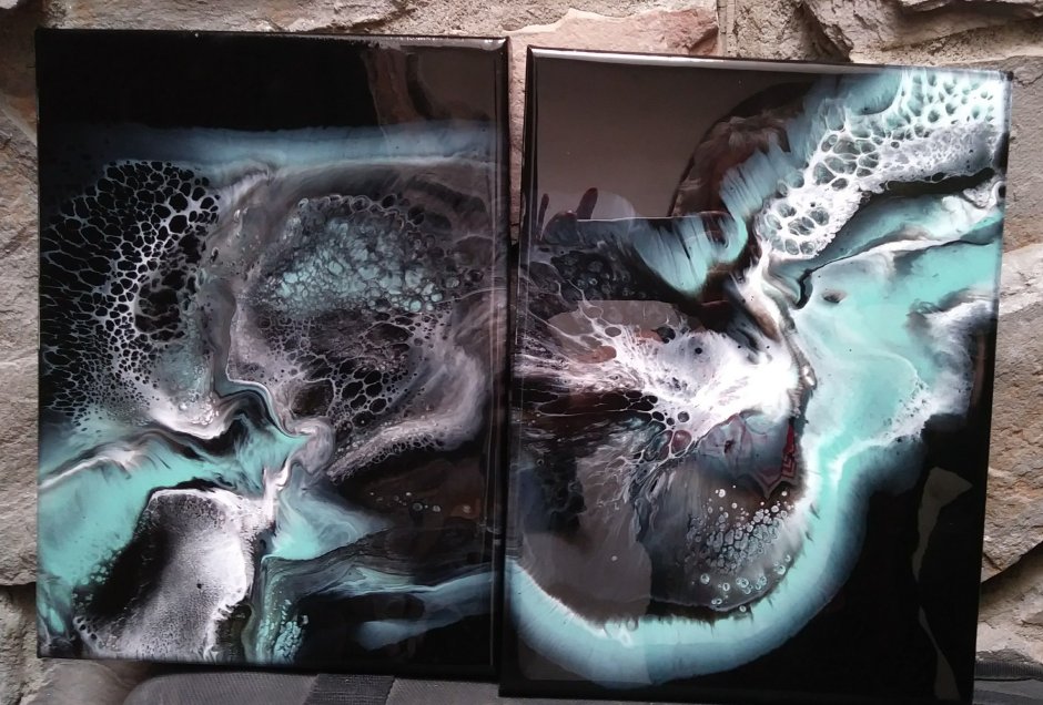 Триптих из эпоксидной смолы