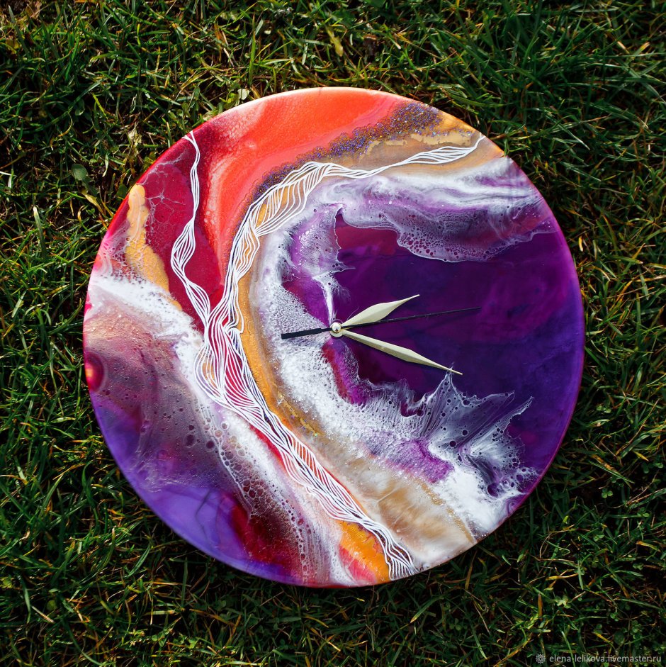 Абстракция эпоксидной смолой