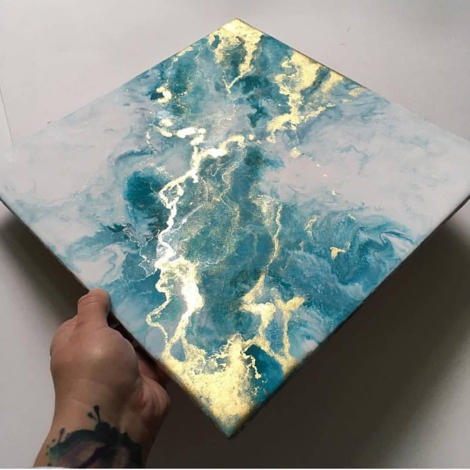 Жидкий акрил с поталью