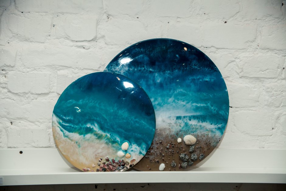 Эпоксидная смола круглые картины