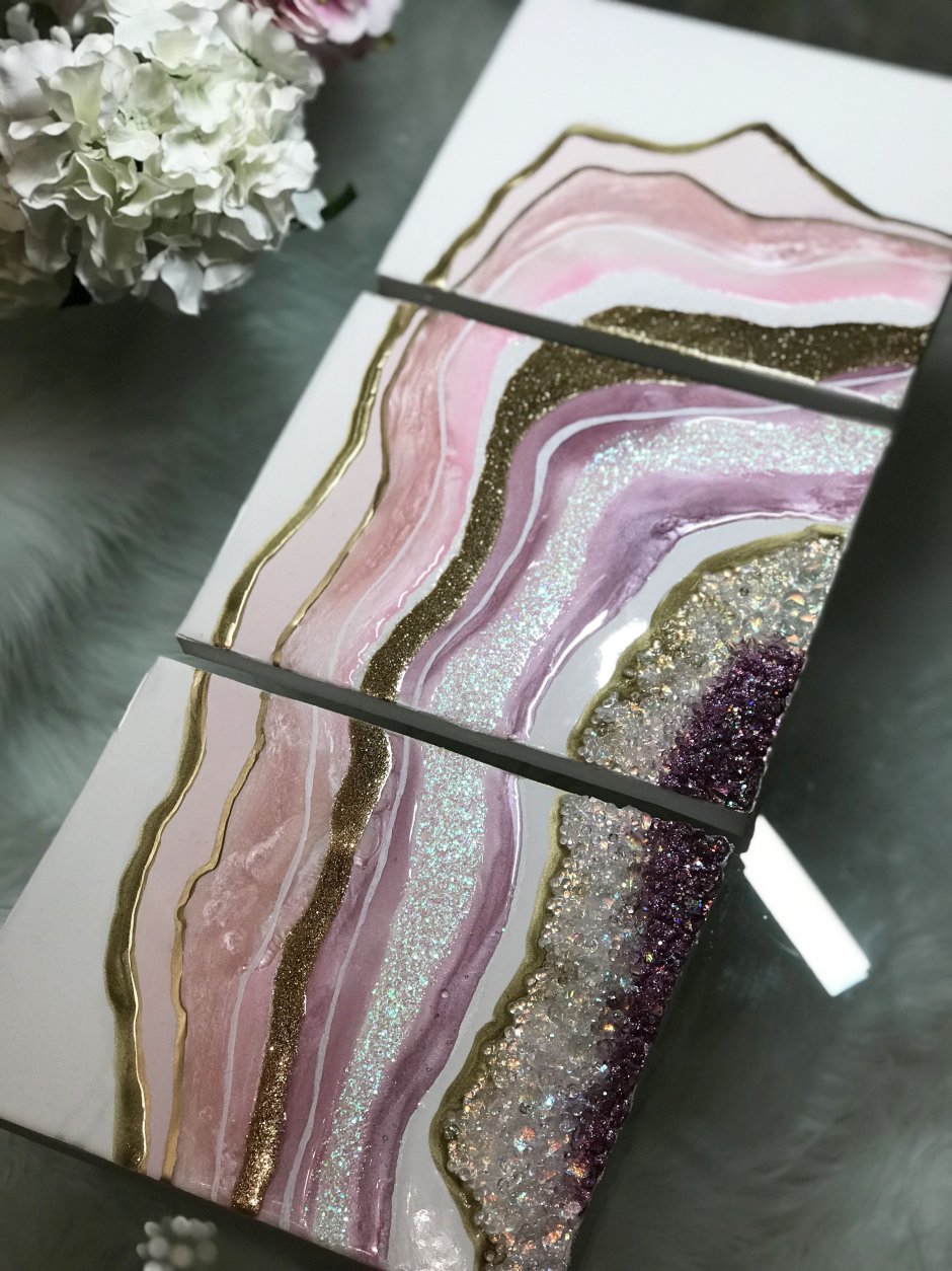 Триптих эпоксидная смола