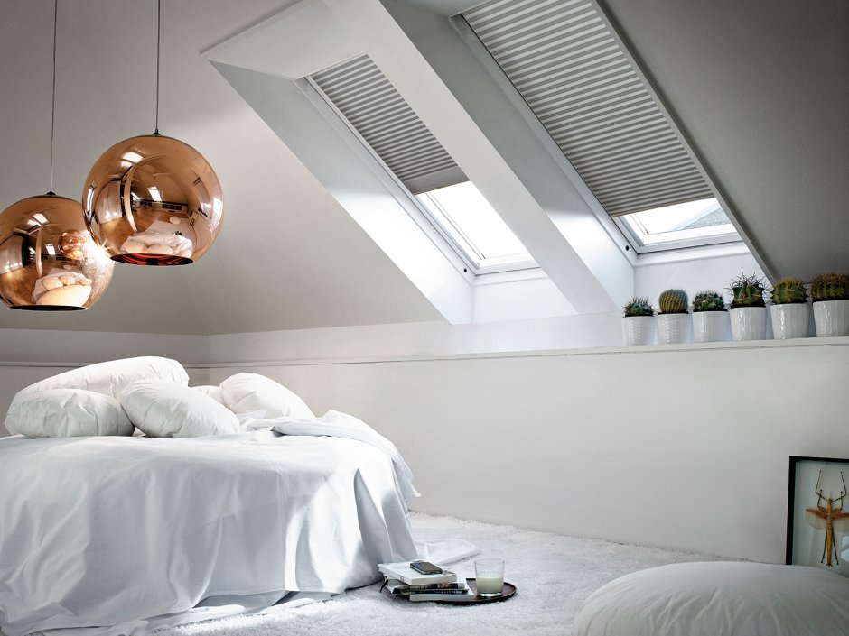 Светильники для наклонного потолка