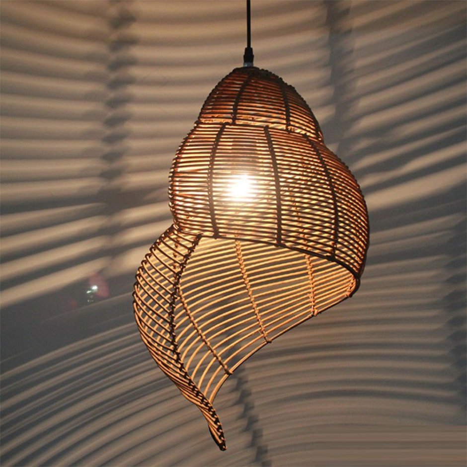 Светильник Bamboo_Rattan_Lamp