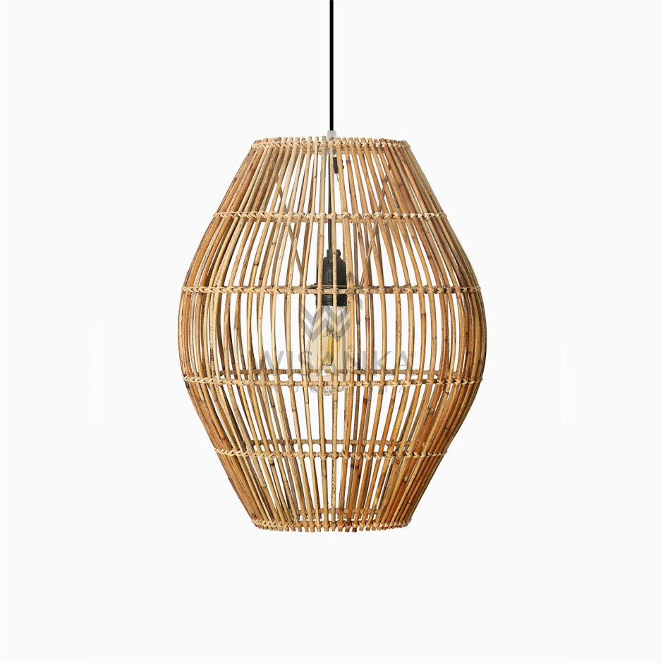 Hanging Rattan Lamp h400 / подвесной светильник из ротанга