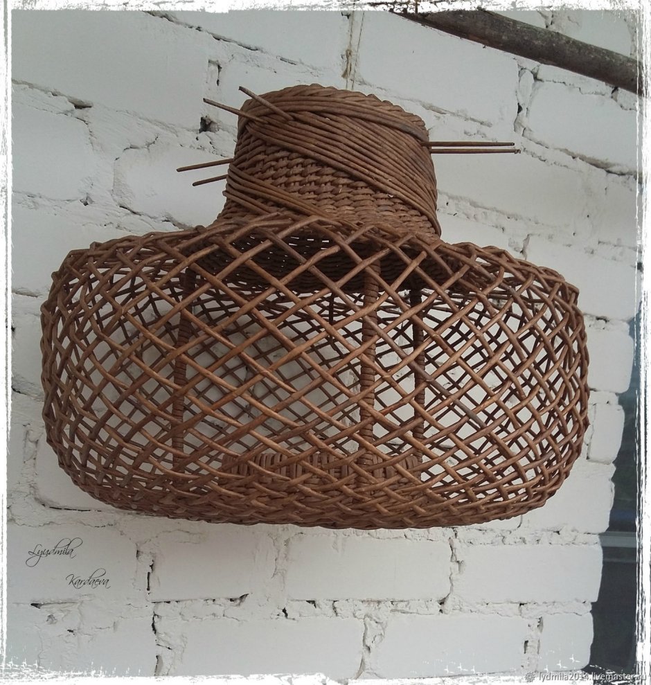 Оби абажур ротанг