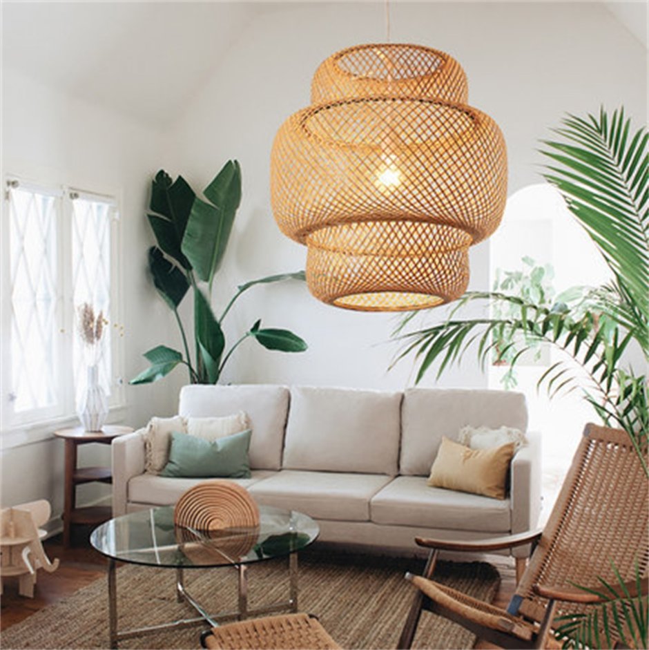 Светильник Bamboo_Rattan_Lamp