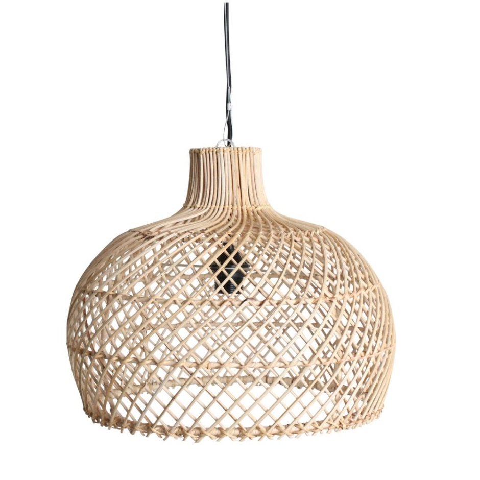Подвесной светильник Round natural Rattan Lamp SKU:943119 Moycor