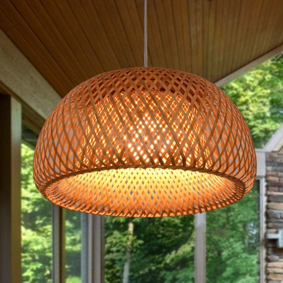 Светильник Bamboo_Rattan_Lamp