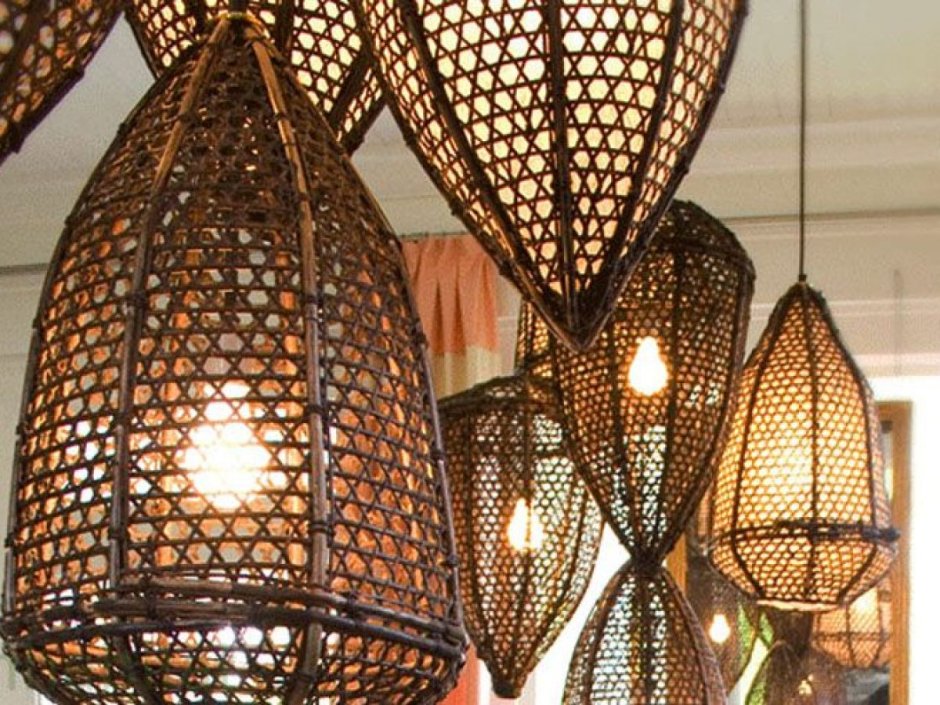 Светильники в балийском стиле