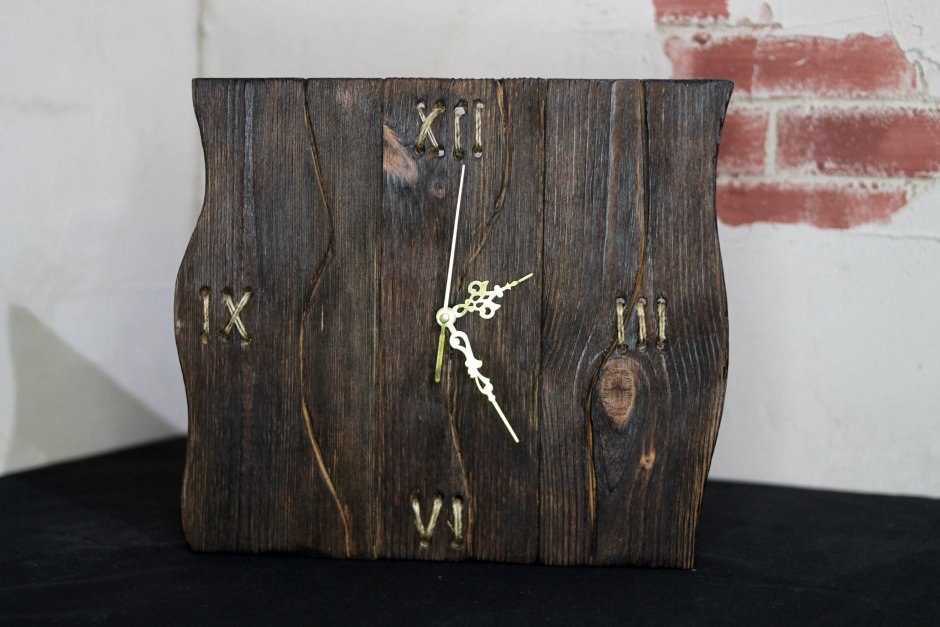Часы настенные в деревенском стиле