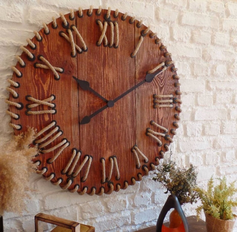 Настенные часы своими руками