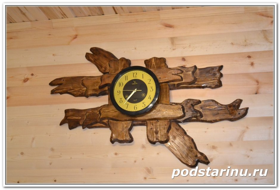 Деревянный циферблат для настенных часов