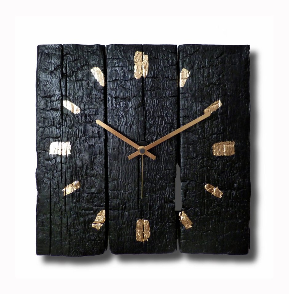 Креативные часы из дерева