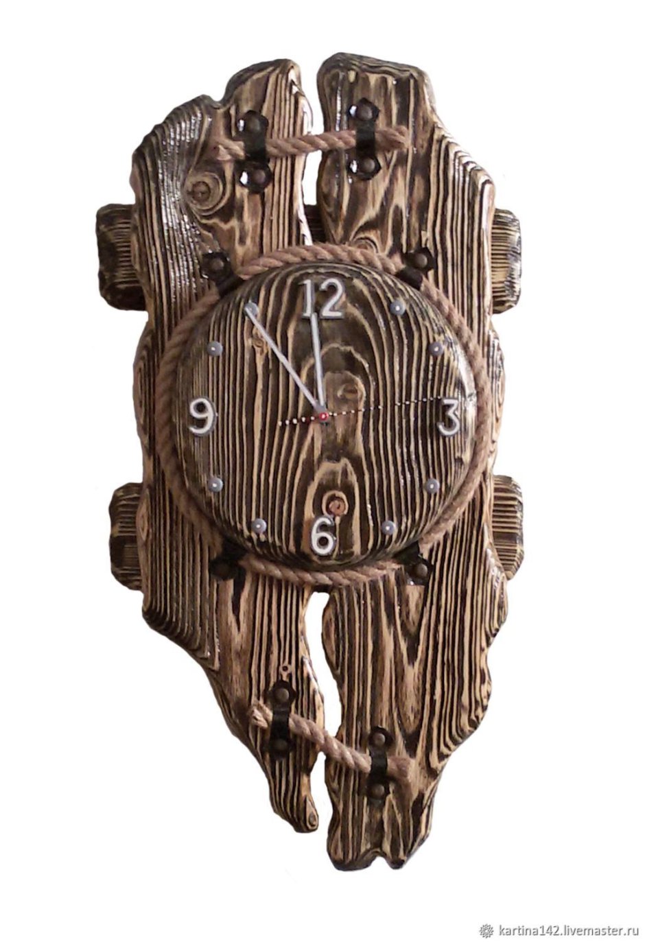 Часы из дерева настенные