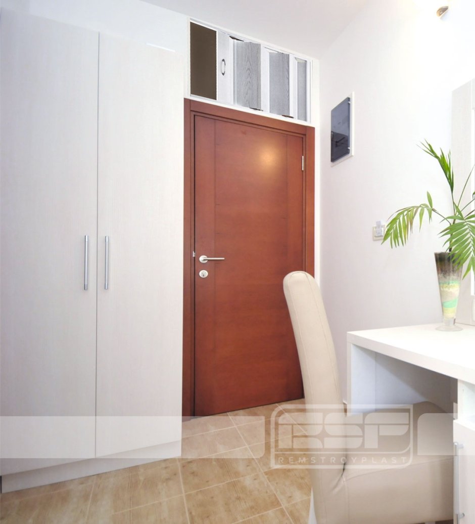 Дверь антресольная раздвижная гармошка