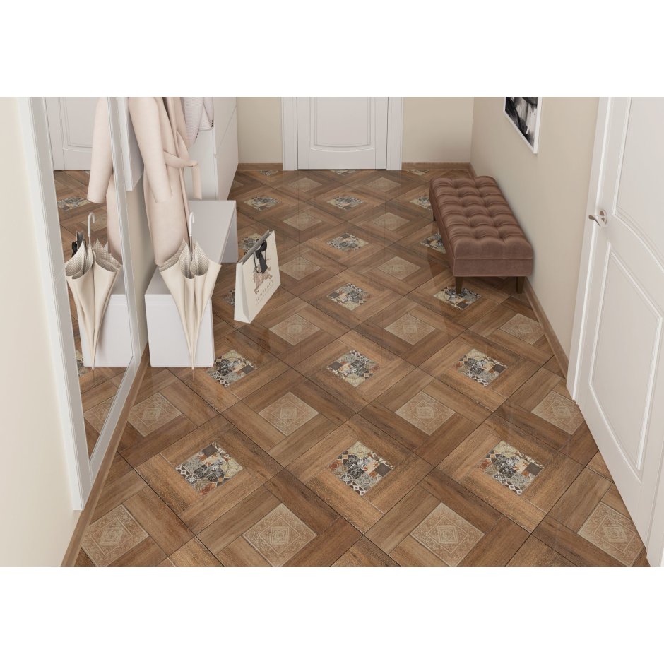 Плитка напольная «ранчо» 41.8х41.8 см