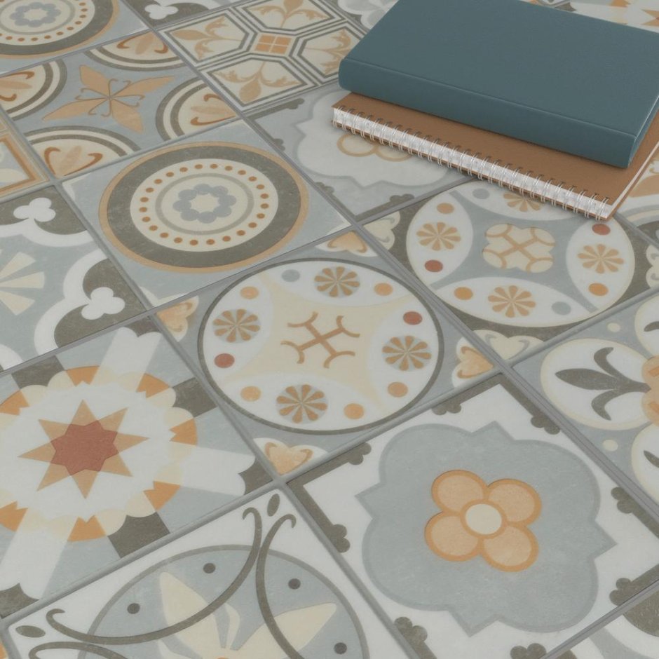 ПВХ плитка Artens Cement 33 класс толщина 5 мм 1.12 м