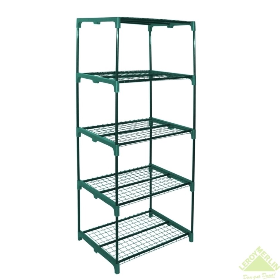 Стеллаж пластиковый «Optimus» сб 650.4 серый