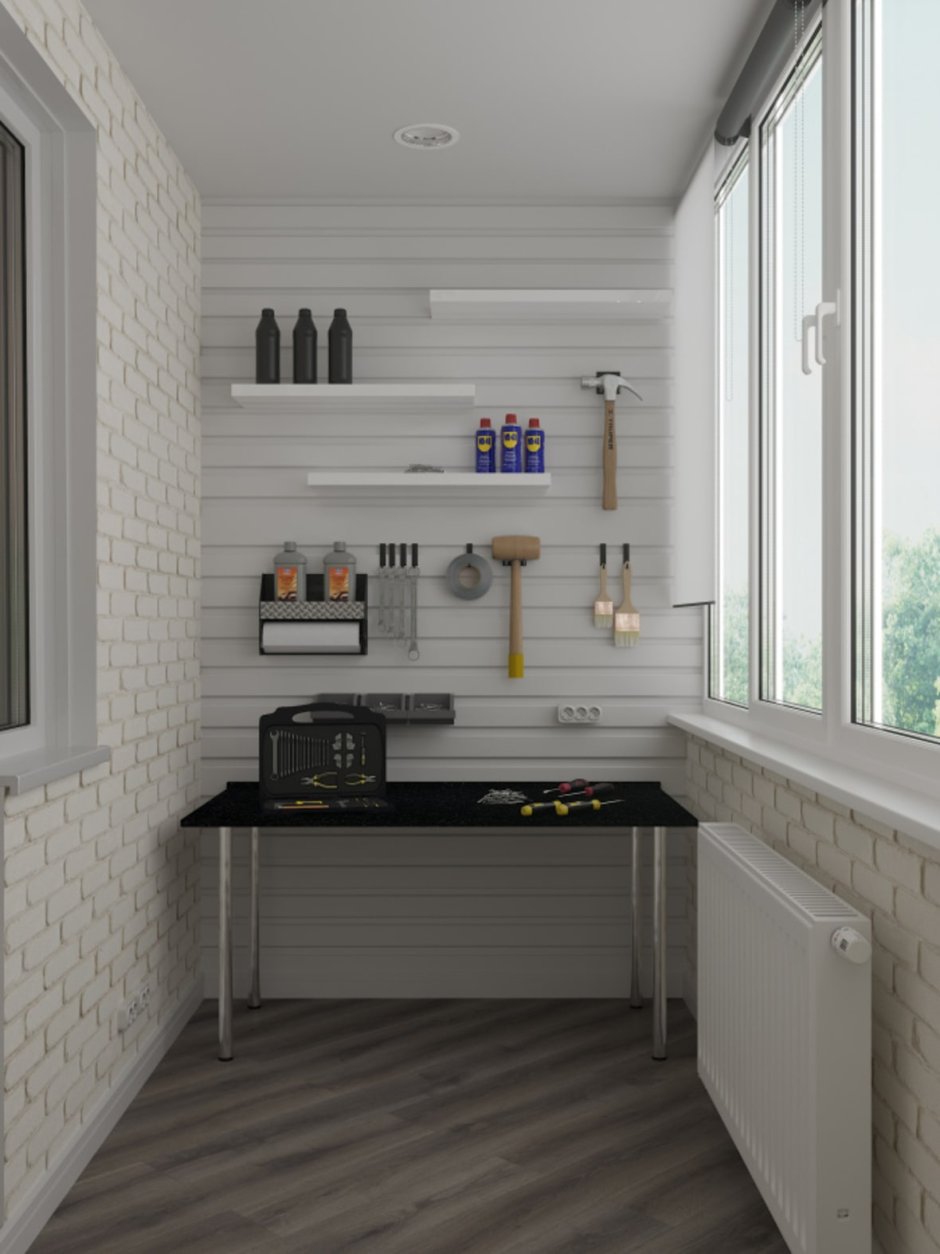 Полочки на лоджии