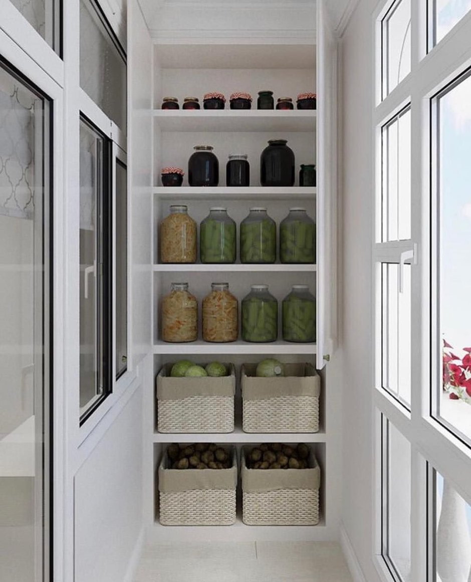 Шкаф на балкон наполнение