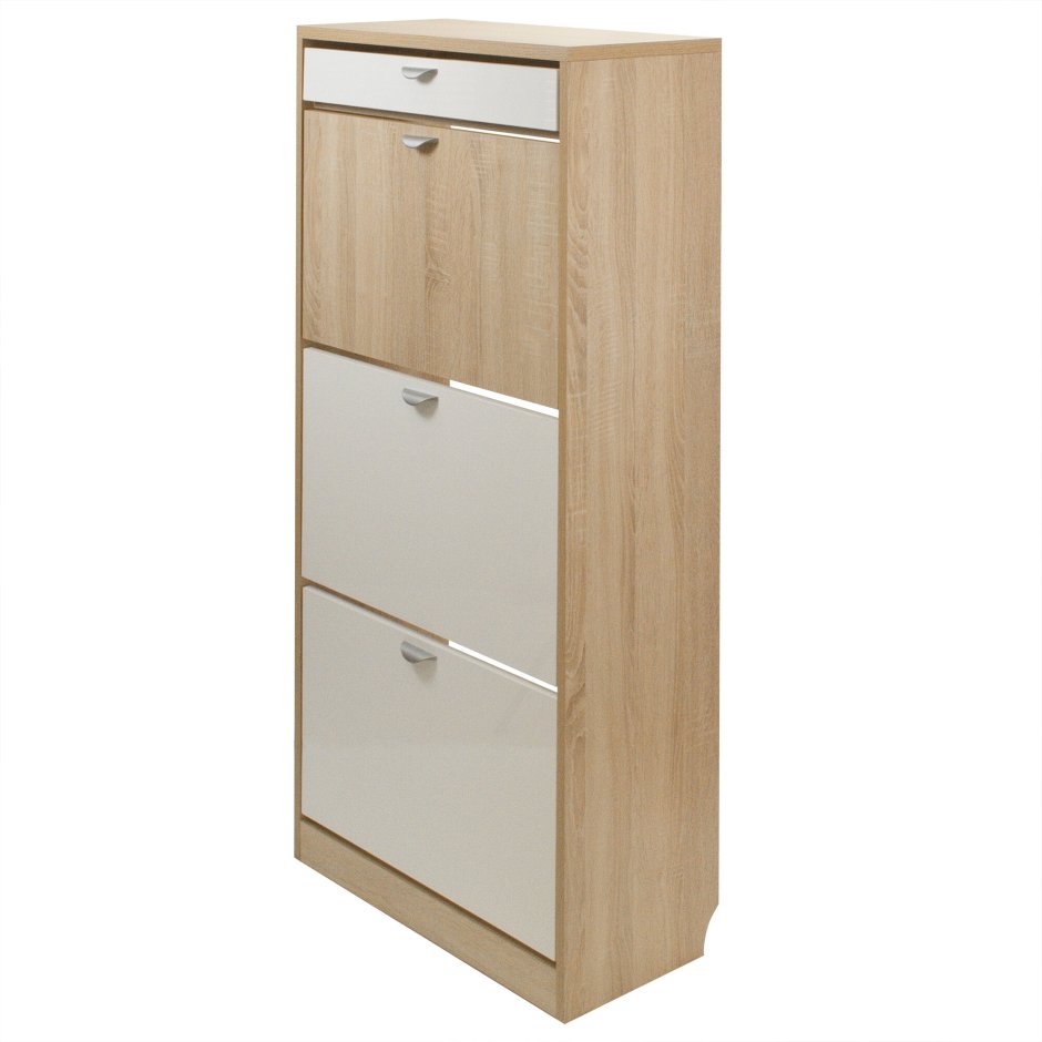 Обувница 63х144x30 cм, цвет дуб сонома
