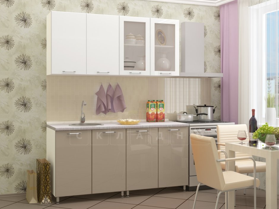 Кухня Ксения Стендмебель ваниль
