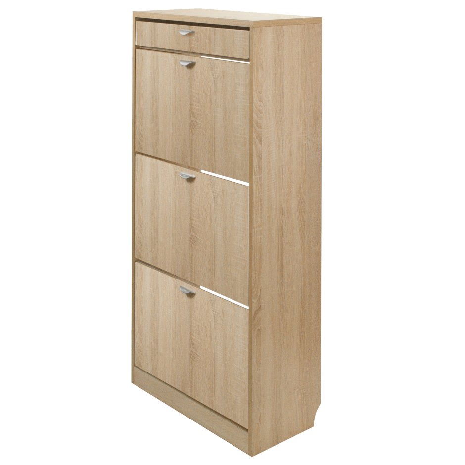 Обувница 63х144x30 cм, цвет дуб сонома