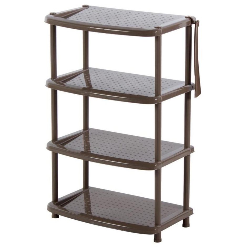 Обувница Art Moon 3-х ярусная , размер (ШХГ): 42х19 см , цвет: черный