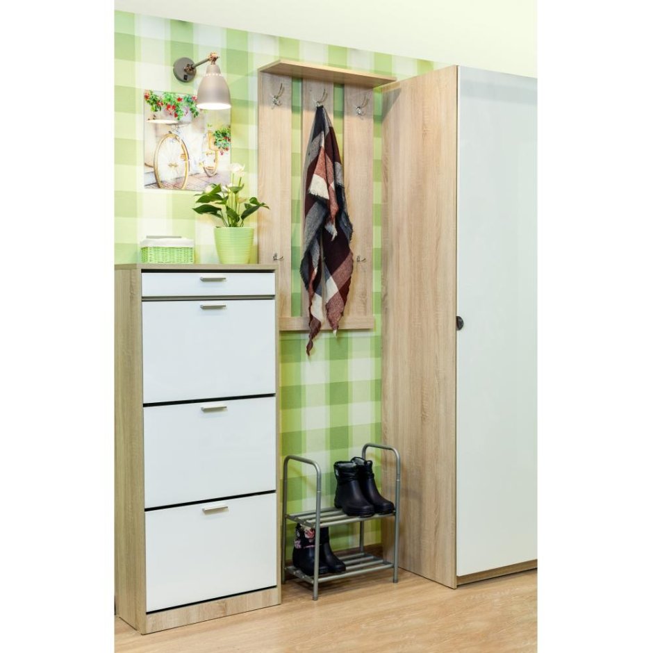 Каркас закрытой обувницы 95х103х30 cм цвет венге