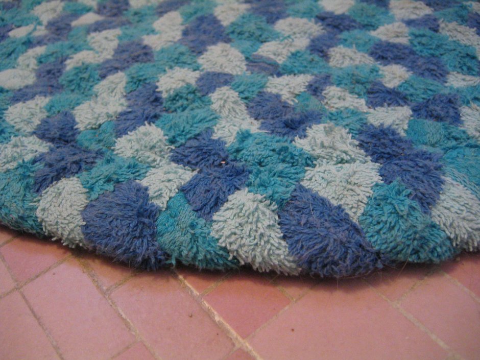 Коврик из старых полотенец