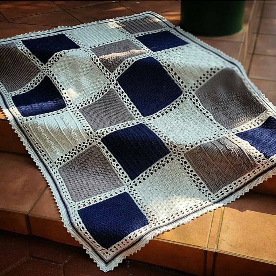 Плед из свитеров