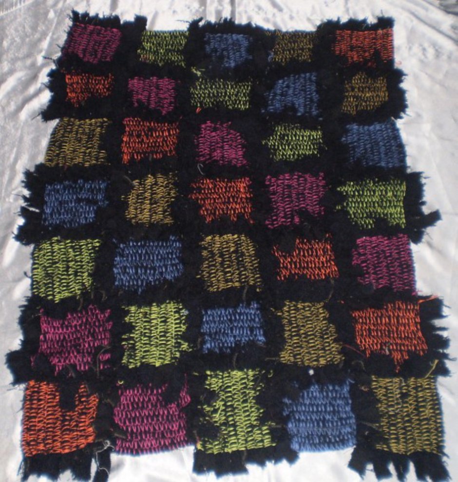 Коврик из старого пальто