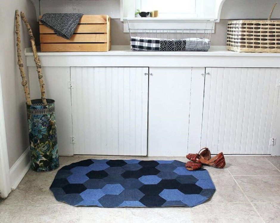 Плед из старого трикотажа