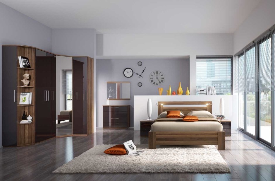 Спальня Римини шоко Шатура