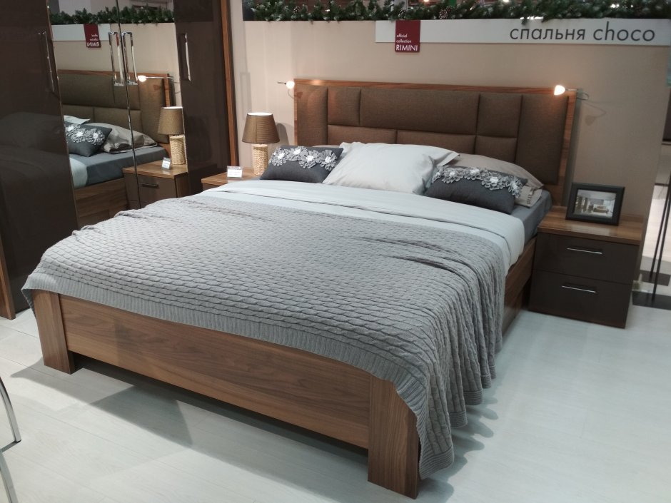 Кровать Римини шоко Шатура
