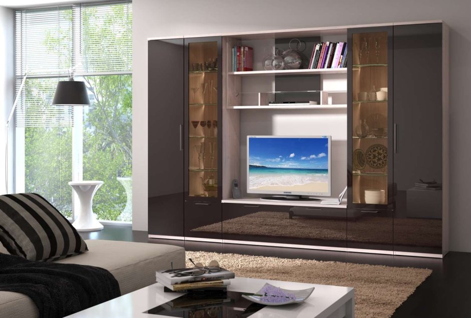 Гостиная Римини мокко Шатура