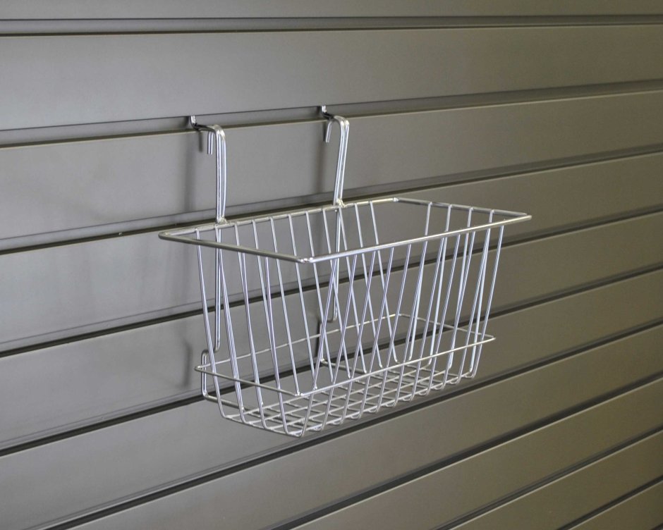 Металлические корзины в интерьере