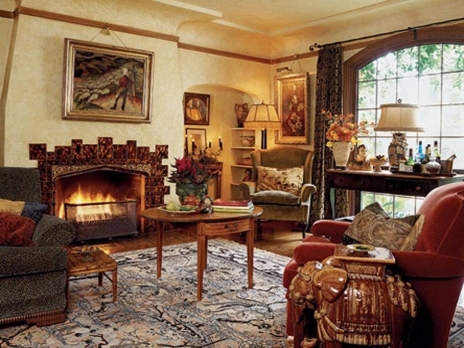 Уютные интерьеры в деревенском стиле