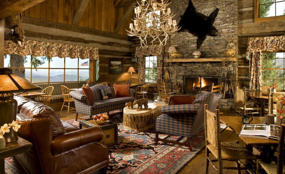 Домик в охотничьем стиле