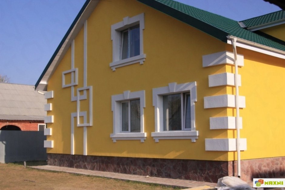 Покрашенный фасад