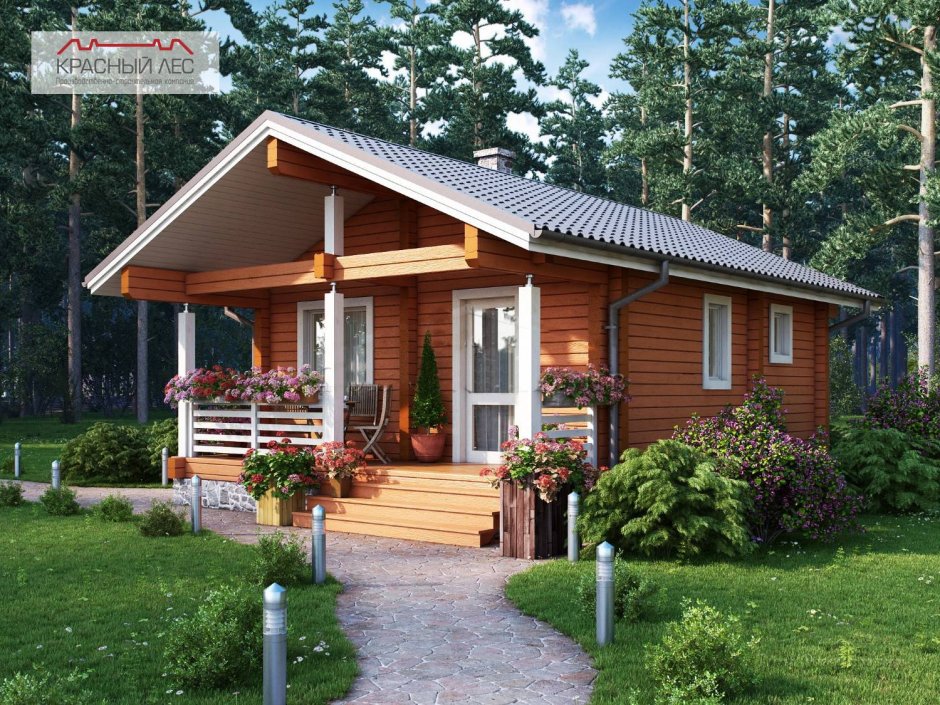 Баня из клееного бруса