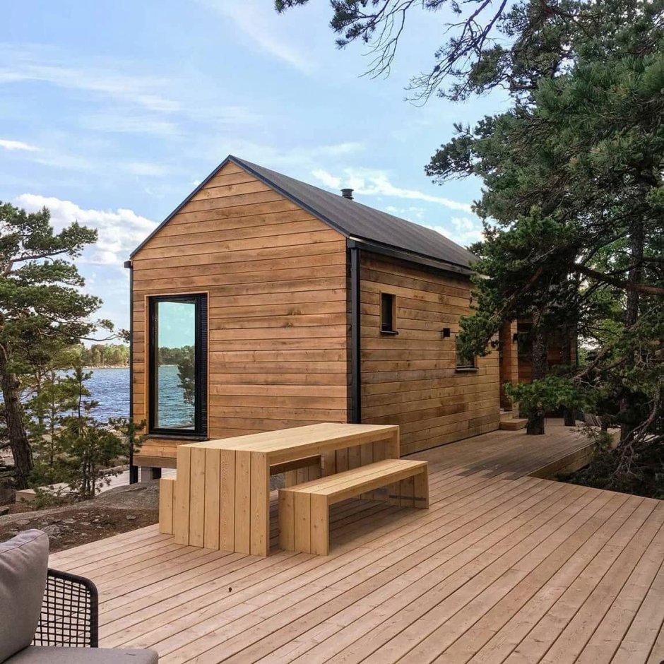 Современный деревянный дом