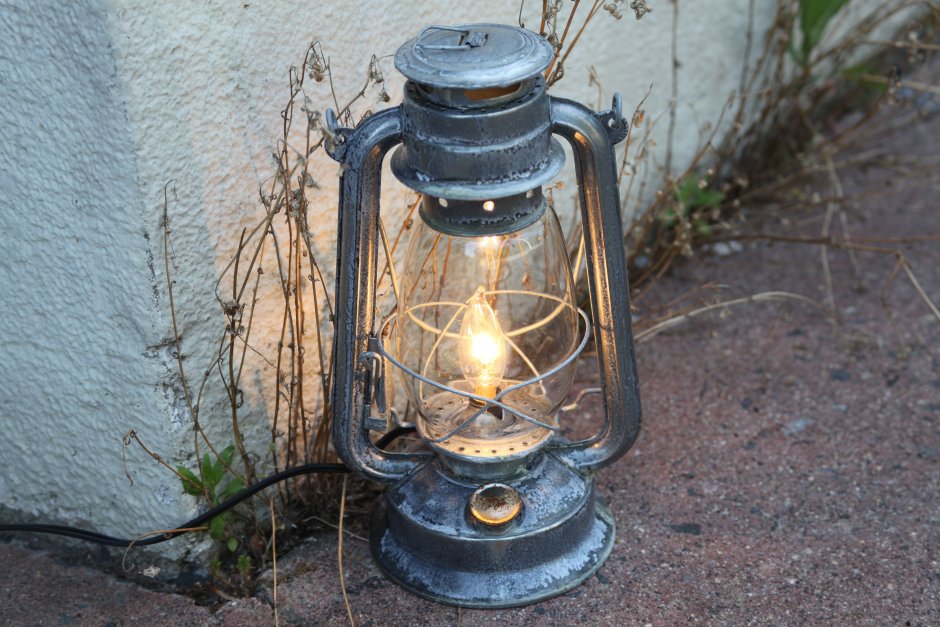 Старинная лампа-ночник домик артикул лм-2282 купить