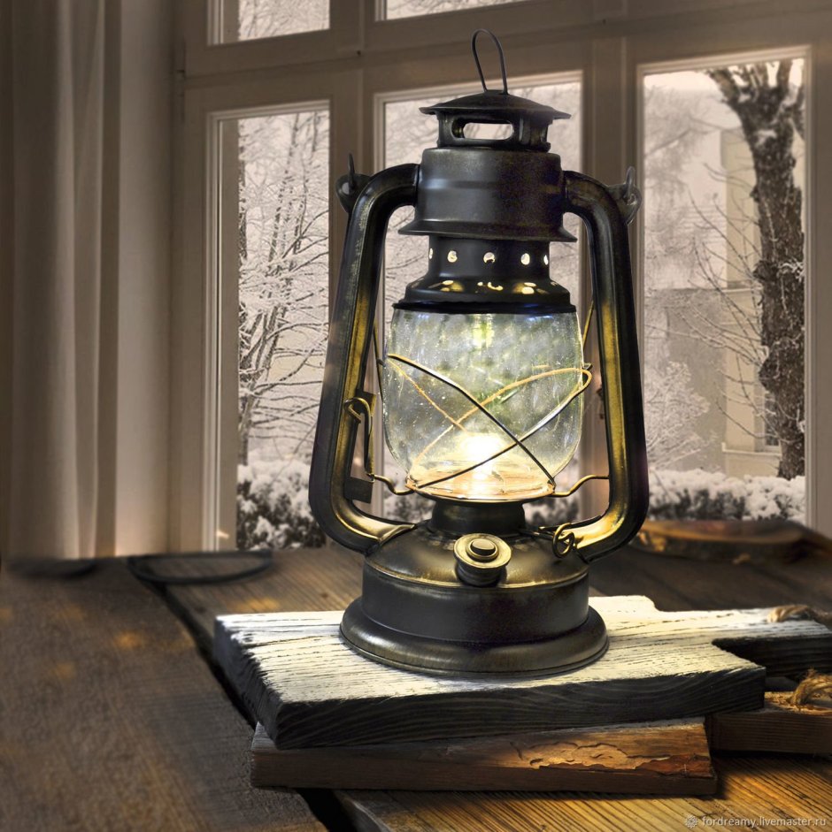 Бра керосинка е27x60вт, бронза