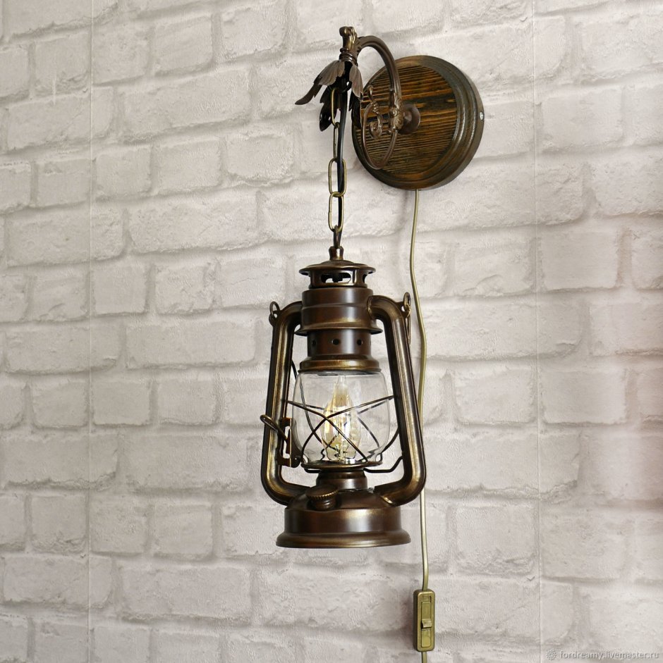 Светильник подвесной керосиновая лампа