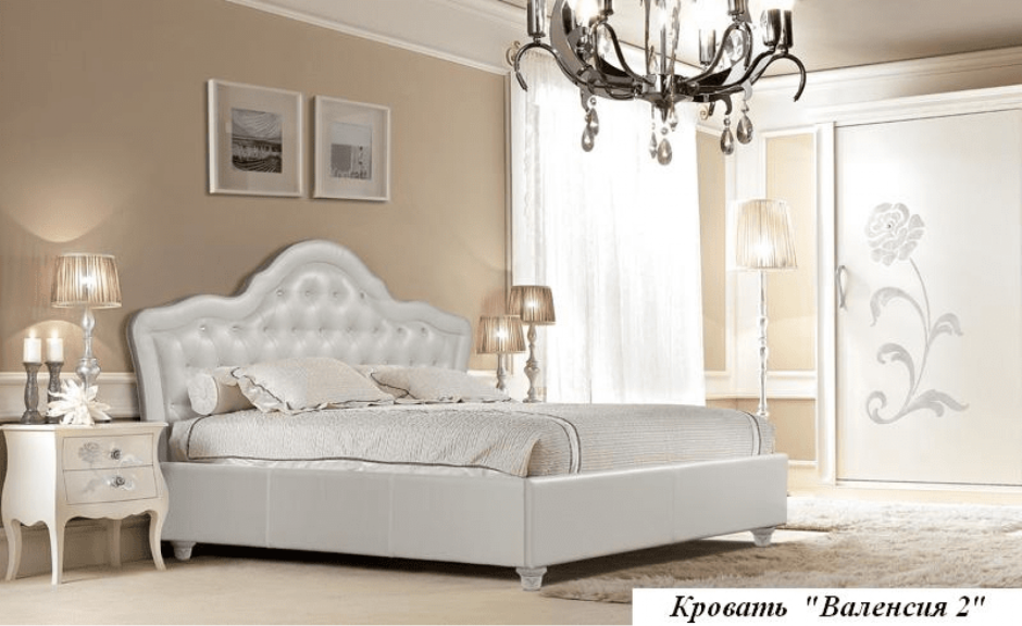 Мебель для спальни Беларусь белая Валенсия
