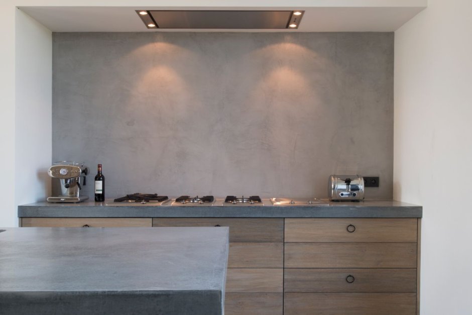 Декоративная штукатурка на фартук кухни