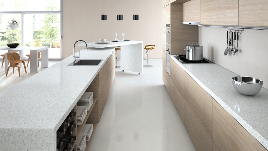 Столешница Calacatta кварц