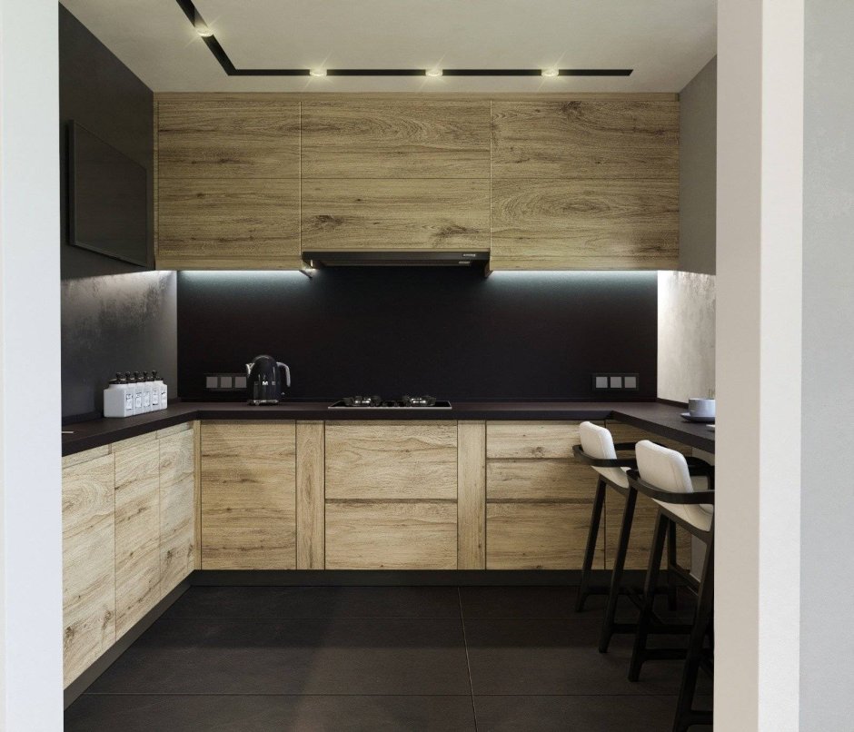 Кухонный фартук из ламината