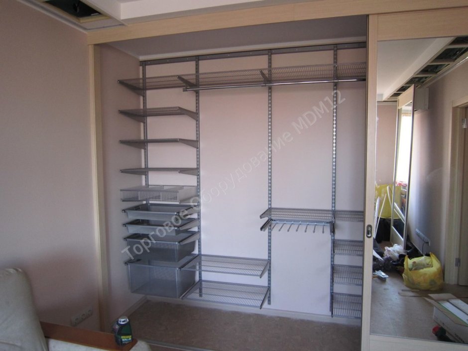 Гардеробная система Larvij в шкаф купе